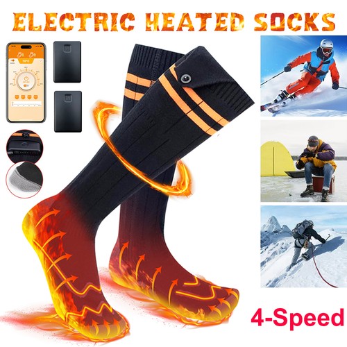 Electric heated socks - heated,