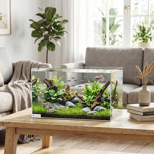 43l fish tank glass aquarium - tank,,