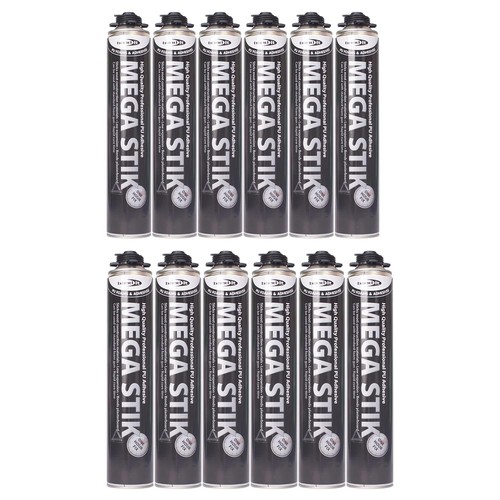 12x 750ml adhesive foam - 12x, pu