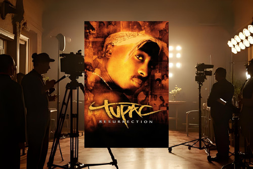 Tupac film poster print - tupac,
