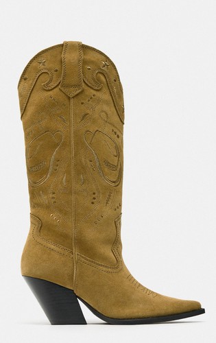 Zara embroidered split - embroidered,