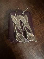 Vintage 1970s Silver Calla