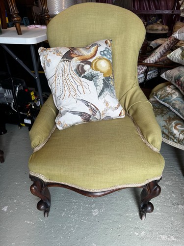 Antique victorian arm chair - arm,