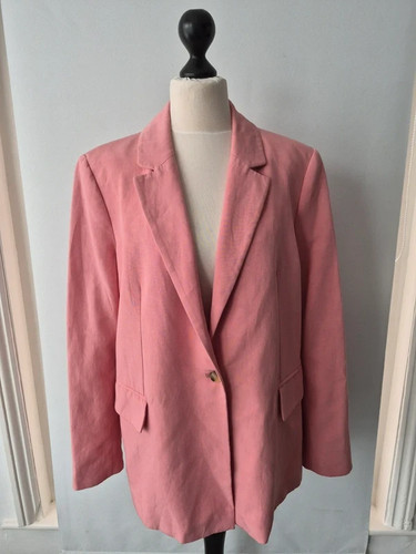 Zara pink blazer - blazer, 97%