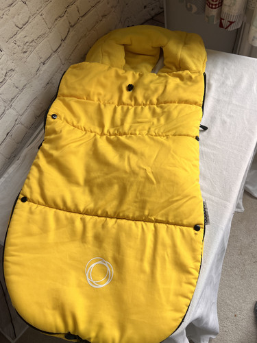 Yellow bugaboo bee - bee, no