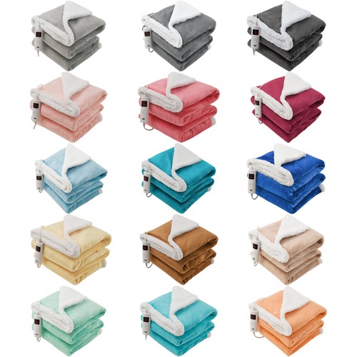 Heated throw large blanket - heated,