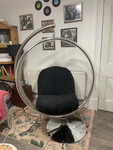 Retro bubble globe hanging - globe,