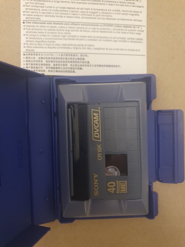 Sony dvcam tape pdvm - dv,