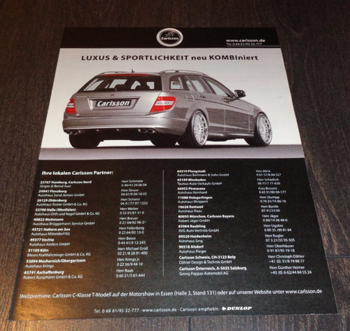 Carlsson mercedes class - mercedes, c-class
