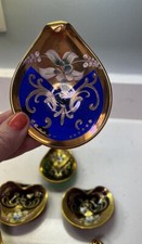 Vtg Set 6 Murano Vimax Hand