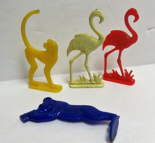 Heron red yellow - red, stand