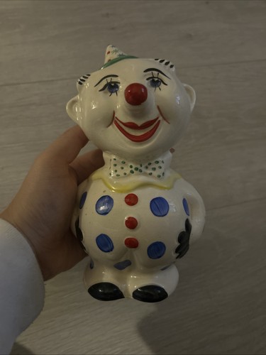 Vintage style clown money box - vintage,