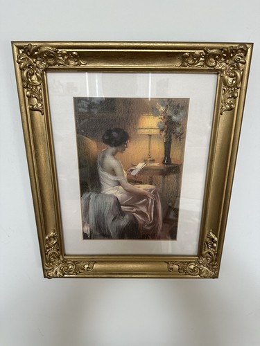 Vintage lady reading picture - vintage,