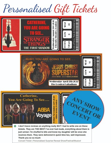 Concert event ticket gift - concert,