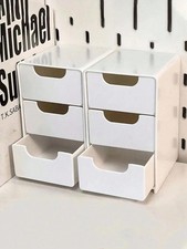 3 TIER PLASTIC STORAGE DRAWERS
