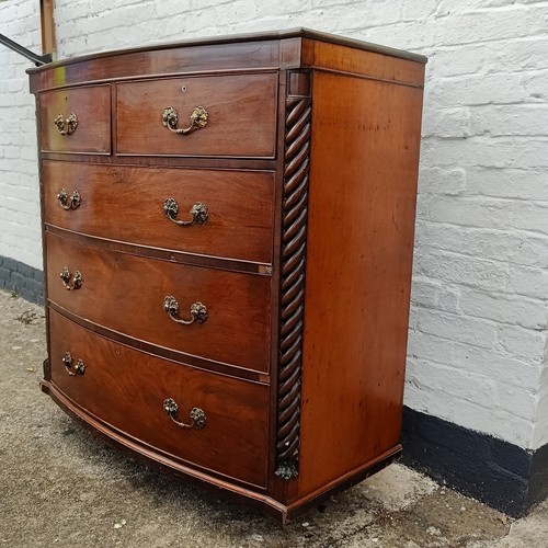 Georgian antique chest drawers - georgian,