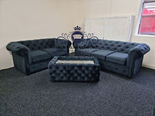 Chesterfield Sofa in Black