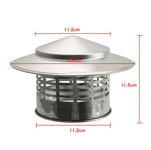 Chimney pot cowl cap mesh - chimney,
