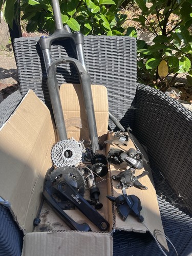 Shimano groupset and - shimano, forks