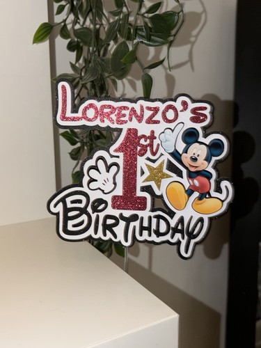 Mickey mouse birthday - mickey, cake