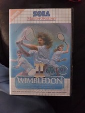 Sega Master System Game Wimbledon II 2 Boxed with Manual