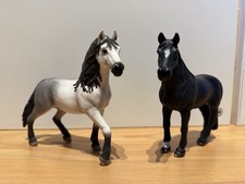Retired Schleich Andalusian Stallion and Tennessee Walker Gelding 2016