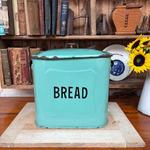 Vintage enamel sage green - enamel,