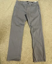 Hugo Boss Men Lightweight Stretch Pants Light Brown 33x32