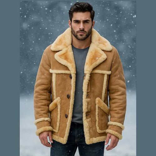 Real 100 sheepskin leather - real,