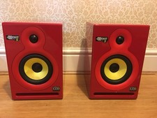 KRK Systems Rokit 5 Powered Active Amplified Monitors Speakers. LE - Red