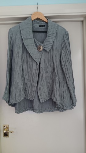 Grizas crinkle silver grey - crinkle, silver/grey