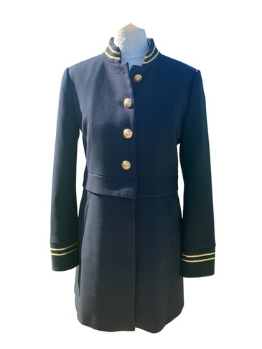 Zara navy military style frock - zara,