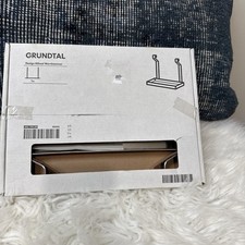NEW Ikea GRUNDTAL 5x10" Stainless Wall Hanging Shelf