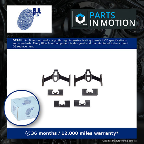 Brake pad fitting kit - pad,