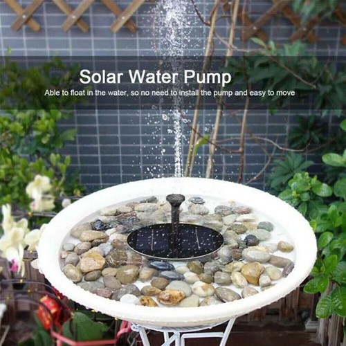Solar water fountain - water,