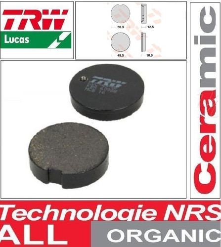 Set front brake pads - front, trw
