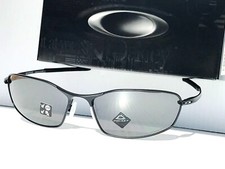 NEW* Oakley WHISKER Satin Back w POLARIZED PRIZM Black Iridium Sunglass 4141-03