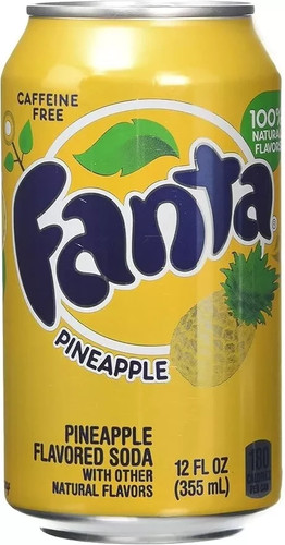 Fanta pineapple cans - cans, ml