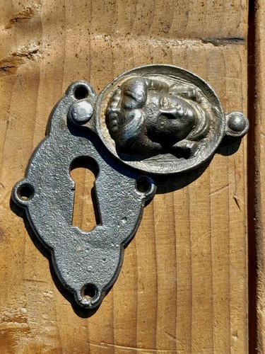 Antique cast iron door - cast,