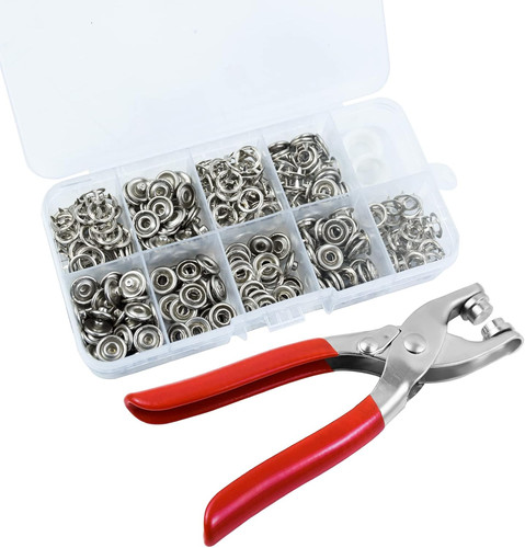 100 sets metal snaps - 100,