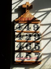 PHOTO  HYMN BOARD ST EDMUND'S