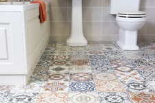 Victorian Patterned Moroccan Marlo Ceramic Matt Tile Wall Floor CUT SAMPLE