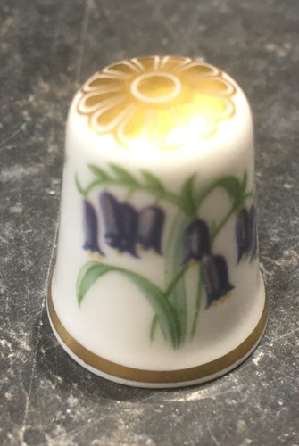 Spode bluebell thimble - thimble, 1987