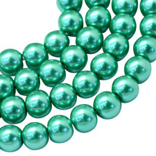 200 Faux Pearl Beads Round