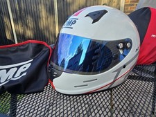 OMP KJ-8 Evo Karting Helmet with blue visor