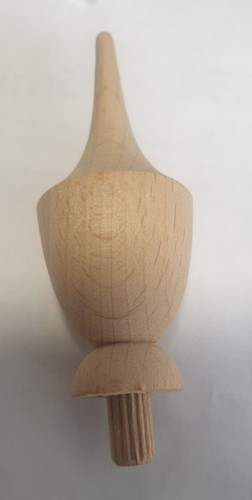 Wooden clock finial height - finial,