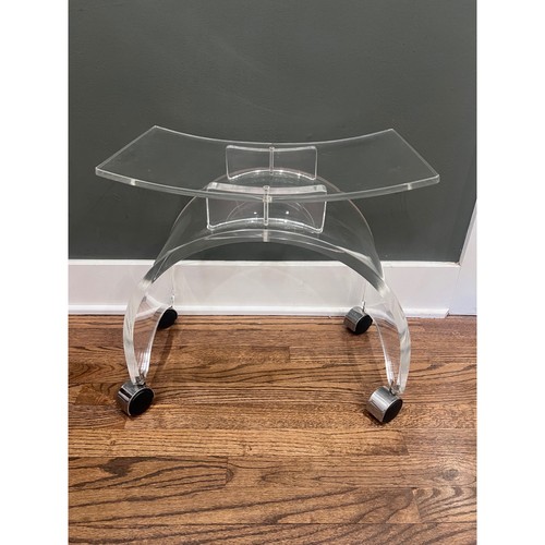 Vtg lucite acrylic vanity - vtg,