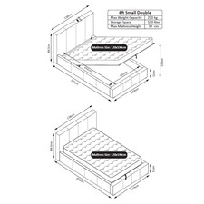 LUNA Faux Leather Gas Lift