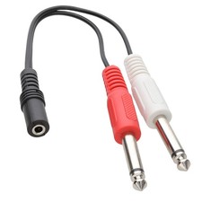 3.5mm Stereo Jack Socket to 2