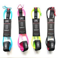 Ocean & Earth Sunset Surfboard Leash 6 7 or 8 ft NEW minimal funboard fish